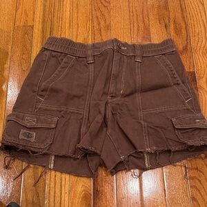 PacSun Brown Women's Cargo Shorts